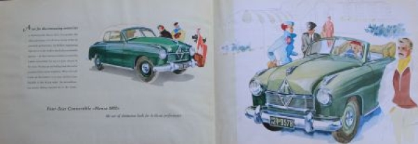 Borgward Hansa 1800 Modelprogram 1952 Carbrochure (7696)